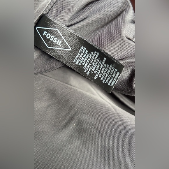 Fossil Key Per Tote Bag XL Floral Themed Canvas Bag Multi Use Cow Hide Hand Made - Picture 4 of 11